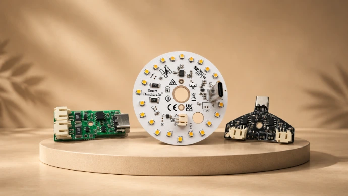 Rechargeable LED driver modules for cordless and decorative lamps
