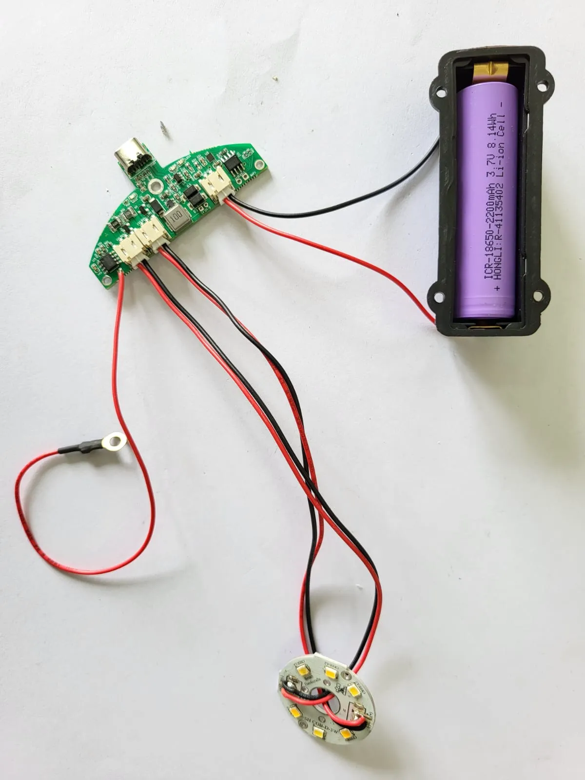 [AS-B-201-DLD-K] KIT - Rechargeable 3 Colour Lamp Development