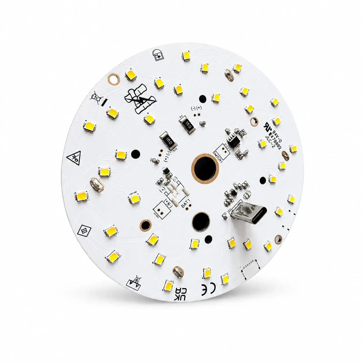 [AS-B-206-115-DLD] DRIVER - 206 Rechargeable 3 Color DOB (115mm)