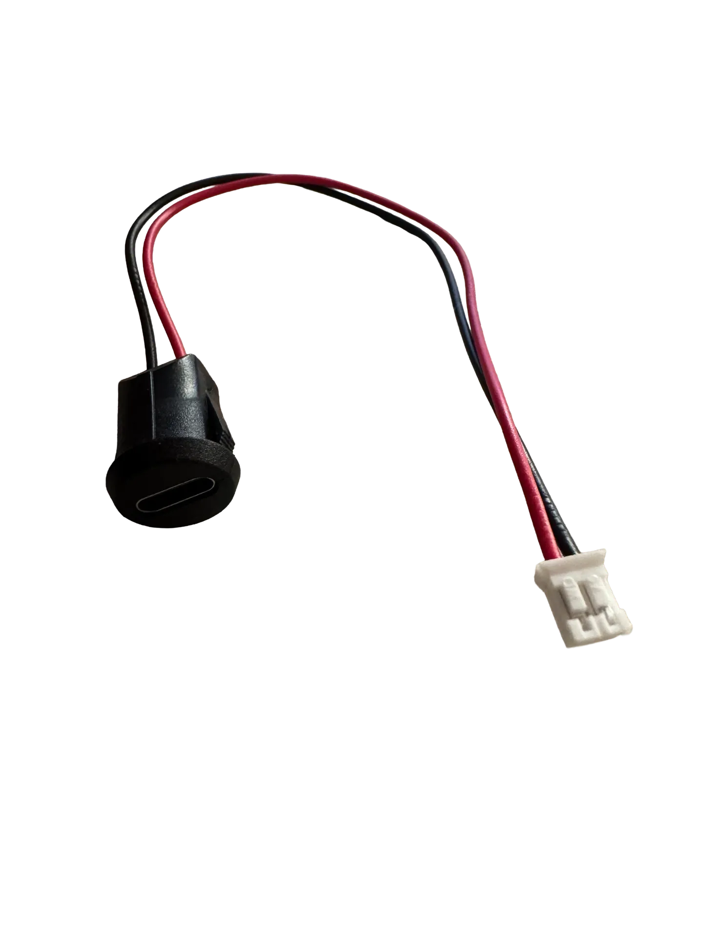 USB Panel Mount Connector Black (Snap Fit)