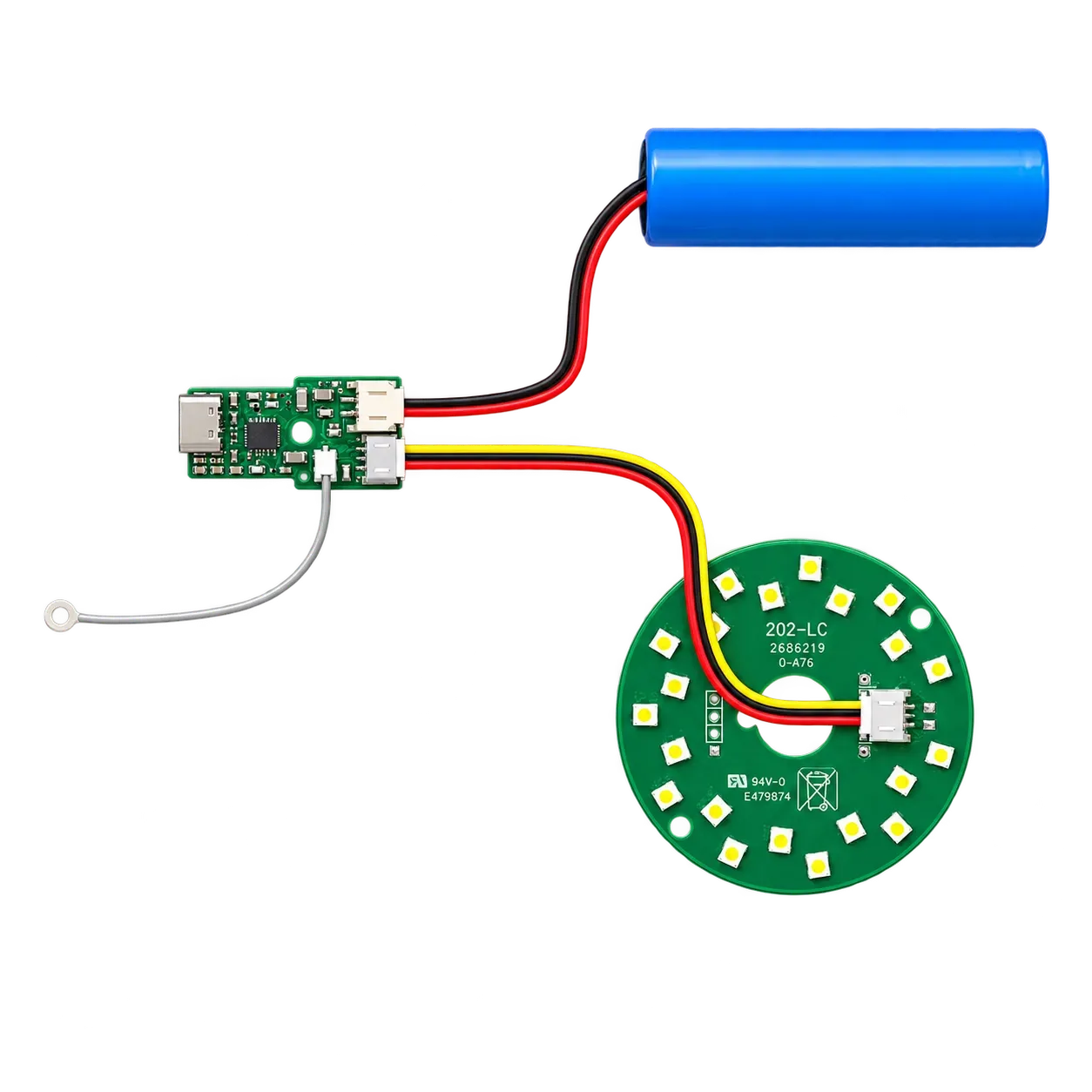 KIT - Rechargeable 3 Colour Lamp Development (LC)