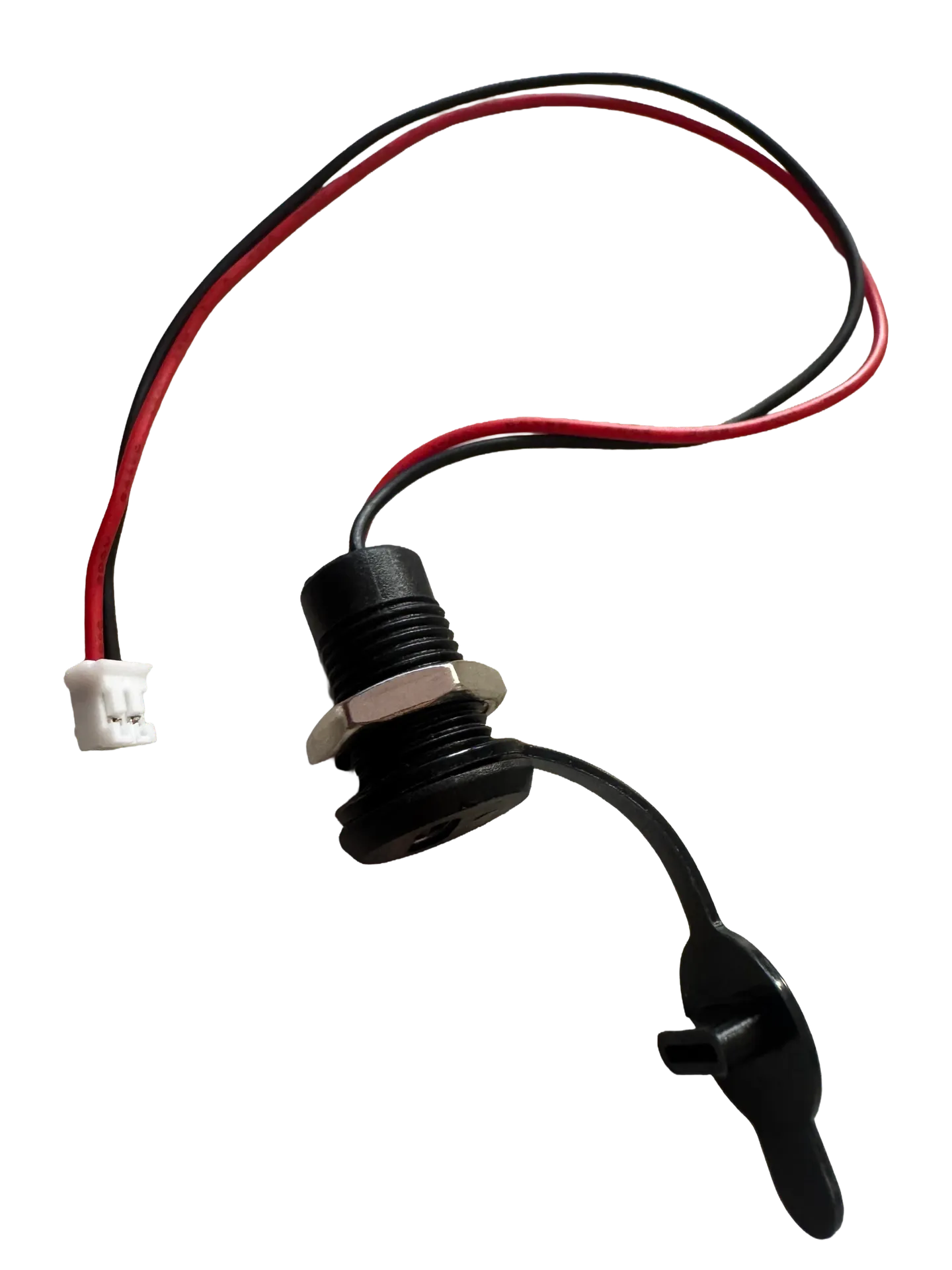 USB Panel Mount Connector Black With Indicator